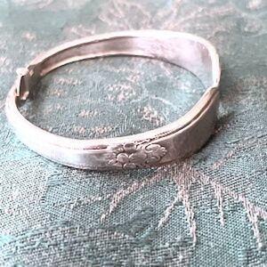 Handmade Bracelet Created with Vintage Sterling Silver Spoons